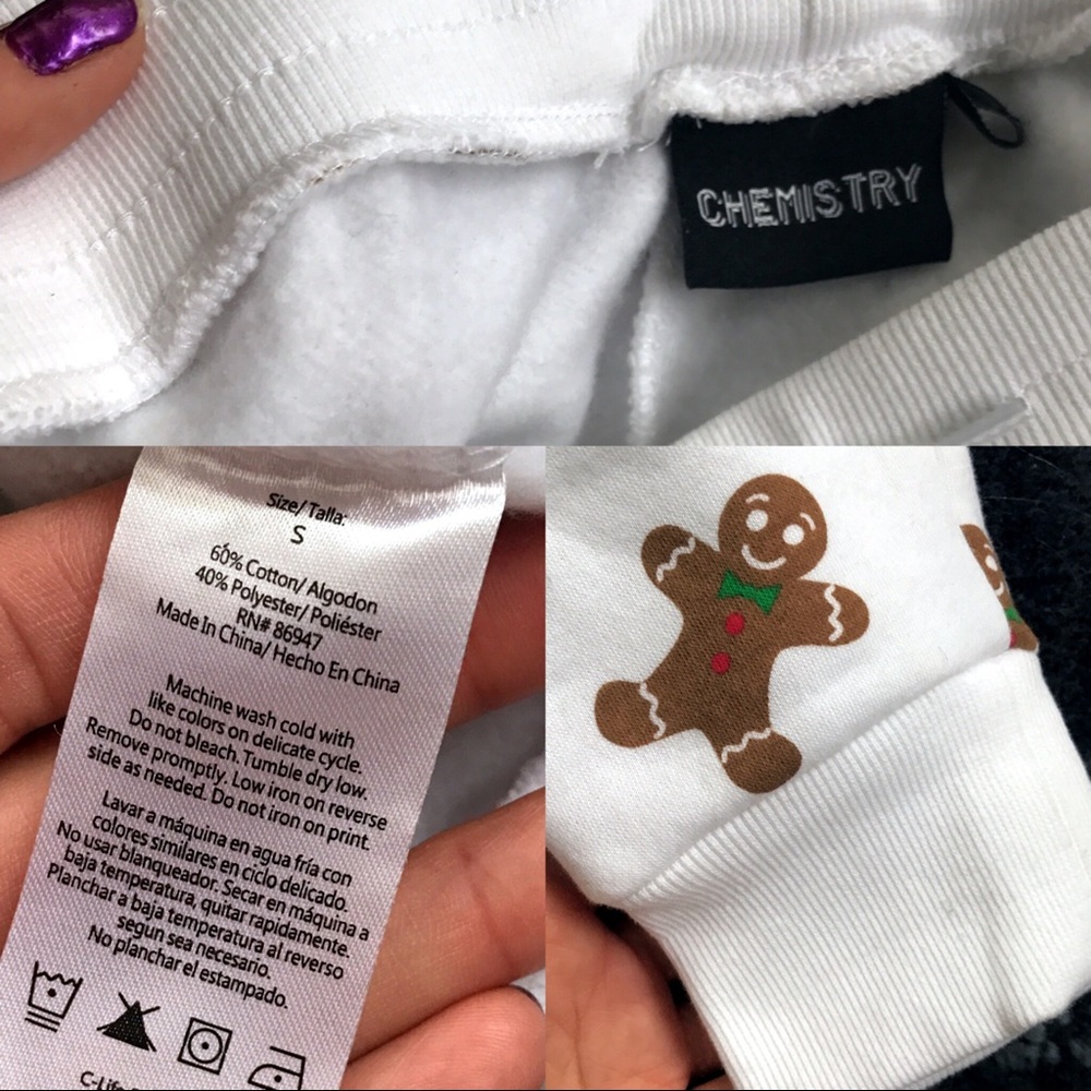 🍪 SUPER ADORABLE GINGERBREAD SWEATPANTS 2-PIECE! - Picture 7 of 8